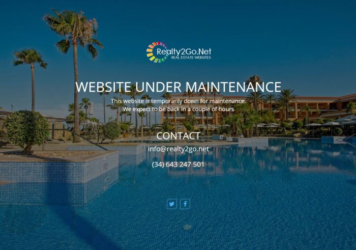 Realty2go Maintenance