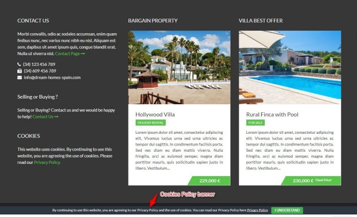 Cookies Policy Cookies Policy