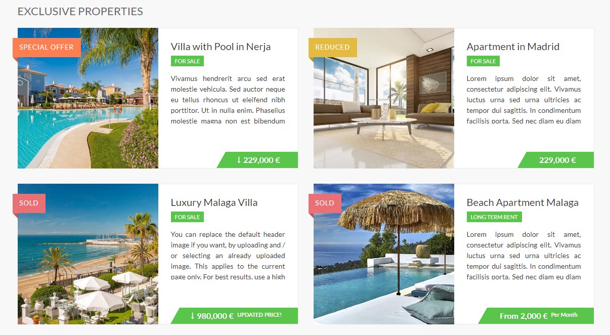 Exclusive Properties Realty2go